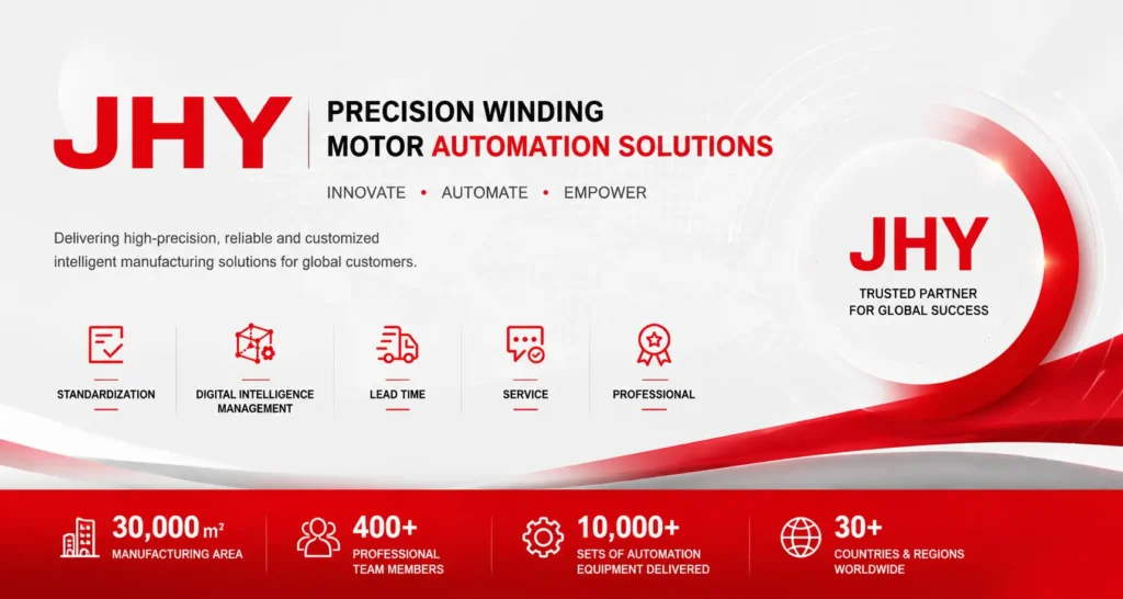 JHY precision winding motor automation solutions poster