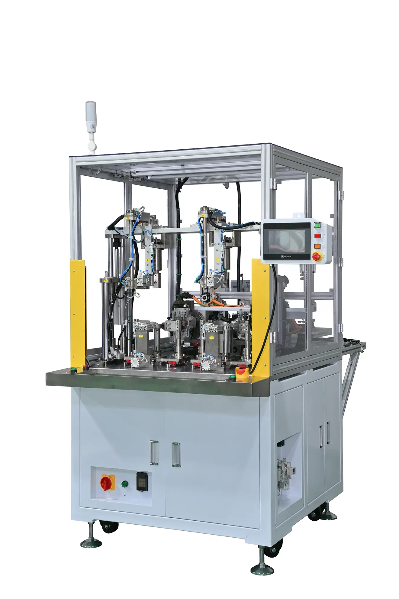 Clear full-line workshop view for JHY winding automation