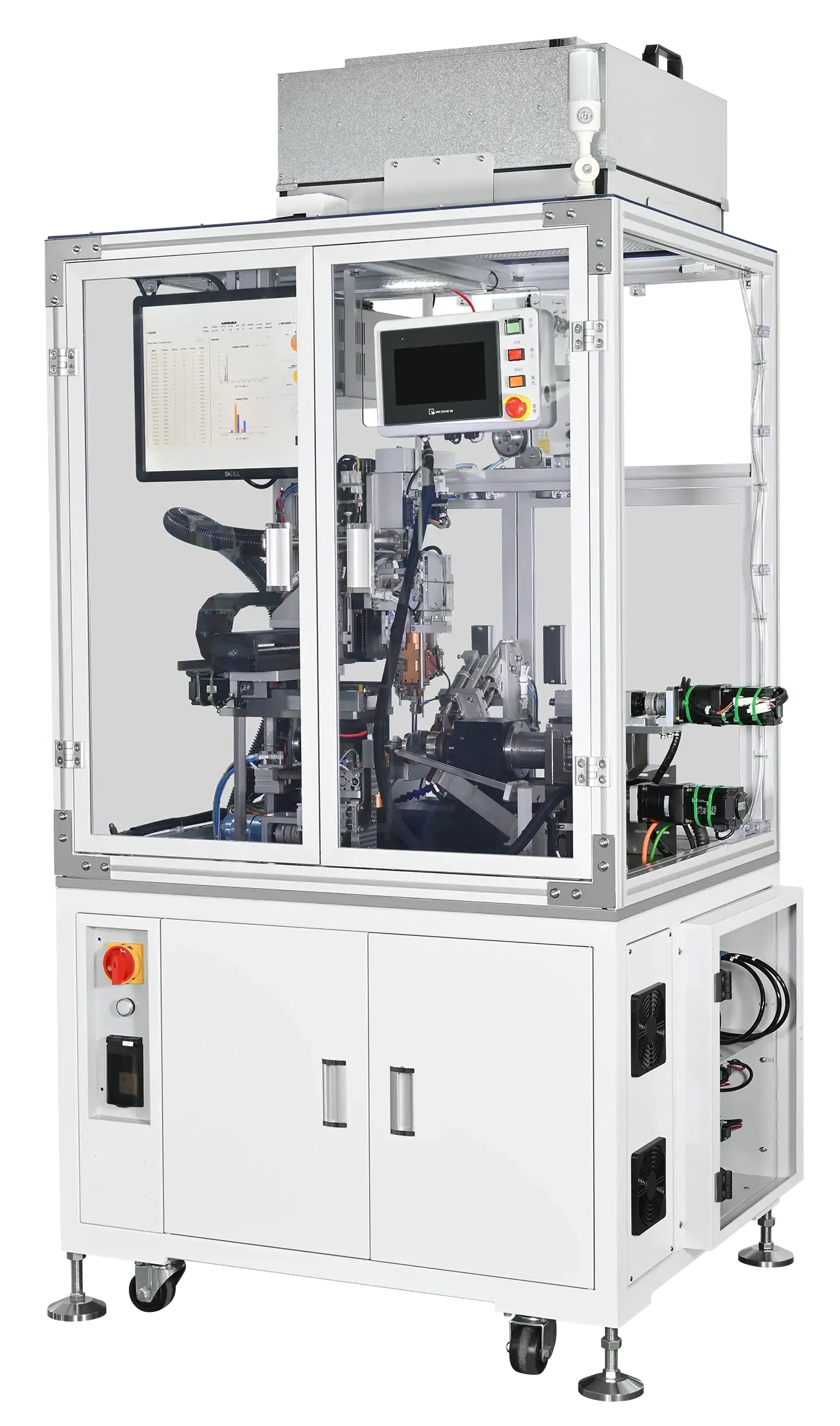 Clear full-line workshop view for JHY winding automation